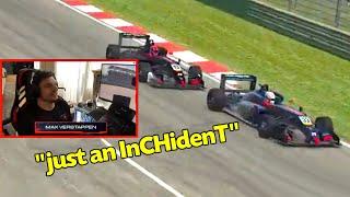 Max Verstappen has an *Inchident*