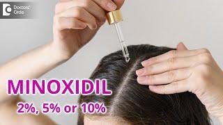 Should I use 2% 5% or 10 % Minoxidil solution? - Dr. Deepak P Devakar  Doctors Circle