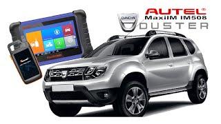 Как прописать ключ Dacia Duster Renault Duster 2017. Программирование Autel MaxiIM IM508