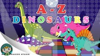 Dinosaur song A-Z  Nursery Rhymes For Kids เพลงเด็ก ไดโนเสาร์ A-Z