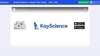 KayScience Online Live Tuition For Schools