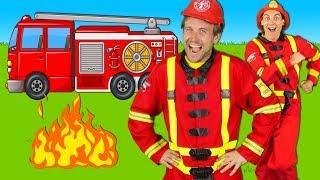 Firefighters Song for Kids - Fire Truck Song - Fire Trucks Rescue Team  Kids Songs