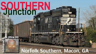 7p4k Southern Junction. Norfolk Southern Trains in Macon GA 10232020