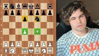 Magnus Carlsen Show How To Play Queens Pawn Game