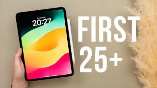 iPad AirPro - First 25 Things To Do Tips & Tricks