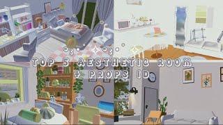 TOP 5 AESTHETIC ROOM + PROPS ID  SAKURA SCHOOL SIMULATOR