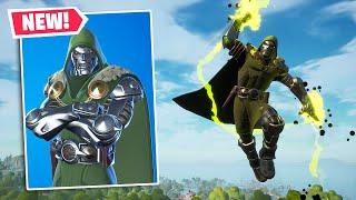 NEW DOCTOR DOOM Skin Gameplay in Fortnite