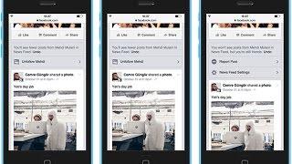 More ways to control your News Feed on Facebook