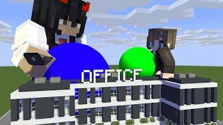 Fat funny minecraft Officer in Train station - Minecraft Animation