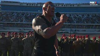 Dwayne The Rock Johnson Says Drivers Start Your Engines for the 2024 Daytona 500 - NASCAR