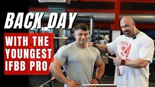 #3  Back Day with the YOUNGEST IFBB Pro