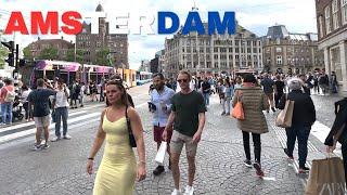 4K HDR AMSTERDAM 2023 Beauty of Amsterdam on Foot Netherlands Walking Tour  Dont Miss Out