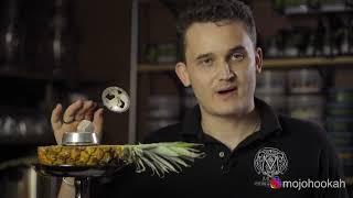 How to make a Pineapple hookah bowl  Fruit bowl  Easy tip