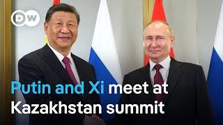 Russia and China hail the stability of their partnership at a Eurasian security summit  DW News