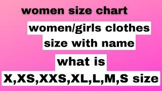 Women Size Chart Size Chart For Womens Clothing What is XXLXXSM Size  #dresssize