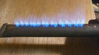 Super Simple DIY Propane Ribbon Burner For Boilers and Forges