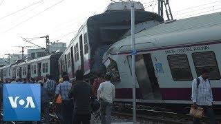 CCTV Footage Shows Head-On Collision of Trains in India  VOANews