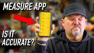 How Accurate Is The Default Measure App?  Dr Decks