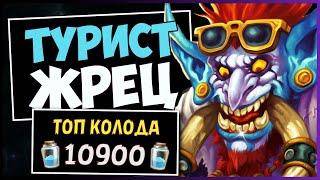 НОВЫЙ ТУРИСТ ЗАРИМИ ЖРЕЦ  СИЛЬНЕЙШАЯ КОЛОДА ЖРЕЦА — РАЗДОР В ТРОПИКАХ  HEARTHSTONE