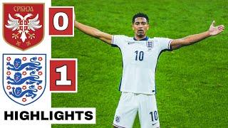 Serbia vs England 0-1 HIGHLIGHTS Jude Bellingham GOAL  EURO 2024