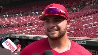 Cardinals rookie Juan Yepez talks about making it to the majors