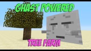 Minecraft Showcase Ghast Powered Tree Farm