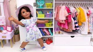 Doll organise wardrobe Play Dolls good habits for kids