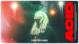 Acid-Washed Film Textures Distorted Transitions + Overlays