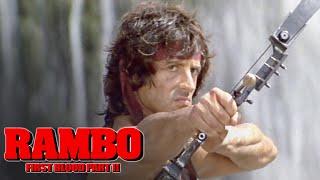 Ram-Bow Hunting w Explosive Arrows Scene  Rambo First Blood Part II