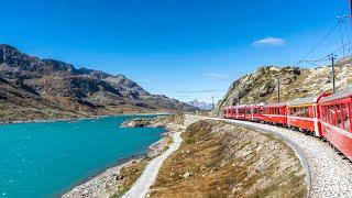 Traditional Glacier Express Bernina Express Chur to Poschiavo