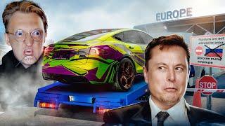 Илон Маск ЗАПРЕТИЛ Теслы в России и последствия ВЗРЫВА зарядки TESLA PLAID