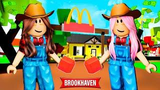 AS MENINAS que ABRIRAM uma LANCHONETE na ROÇA Historinha Brookhaven ROBLOX