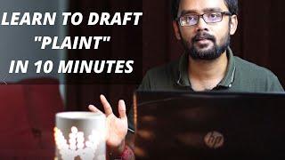 How to Draft a Plaint?  Learn in 10 Minutes  Rohit Pradhan