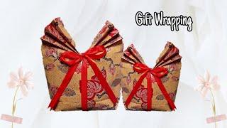 CARA BUNGKUS KADO TANPA KOTAK PAKAI TALI PITA  DIY Gift Bag