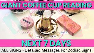 ALL ZODIAC “You Are About To Witness A MASSIVE BLESSING Happen” Giant Coffee Cup & Tarot Reading 