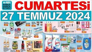 A101 27 TEMMUZ 2024 KATALOĞU  A101 CUMARTESİ  İNDİRİMLİ ÜRÜNLER KATALOĞU  NET ANLATIM