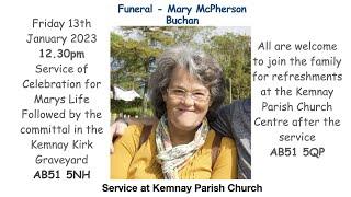 Funeral - Mary McPherson Buchan - 13th January 2023