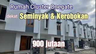 Jual Rumah Onegate Cluster dekat Seminyak Kerobokan Denpasar Bali 900 jutaan