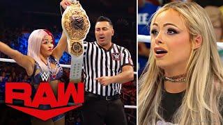 ZELINA VEGA DERROTA A LIV MORGAN en RAW 1 DE JULIO 2024  WWE RAW 01072024  NUEVA CAMPEONA EN RAW