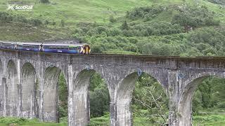 Glenfinnan Viaduct with ScotRail Class 156.