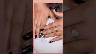 #nails #nailextension#blacknailpaint #naildesigner #extensions #viralreelsvideo #viralpage #nailsofi