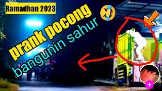 prank pocong pas lagi sahur #prankpocong