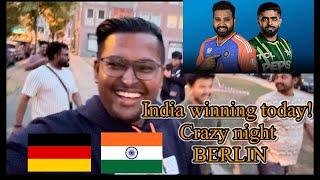 Public reaction in Berlin Germany after India VS Pakistan Cricket match 2024