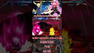 MOMO NISHIMIYA VS BLACK SSR #anime #dragonballlegends #jumpforcemugen