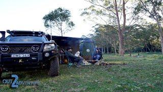 Relaxing Rainy Bush Camp with our dogs - Jerrawangala NSW Australia