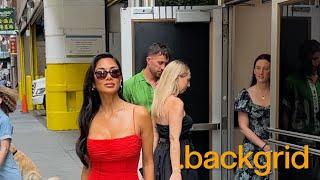 Nicole Scherzinger stuns in red while out in New York NY