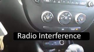 How to fix radio interference in a Car