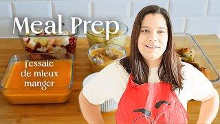 Meal Prep  5 idées de recettes simples et équilibrées