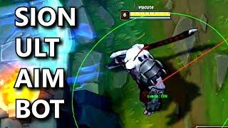 Sion Ult with AIM BOT Hacks in League of Legends