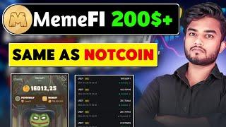 200$+MemeFI New Aidrop  { Same As Notcoin }  New Crypto Airdrop 2024